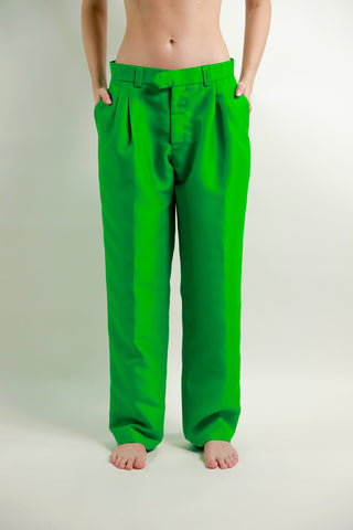 SS22 Parakeet Green Trousers