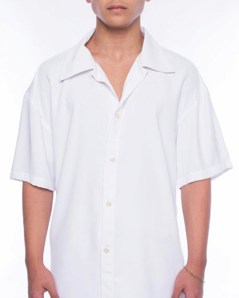 White Classic Oversized Shirt