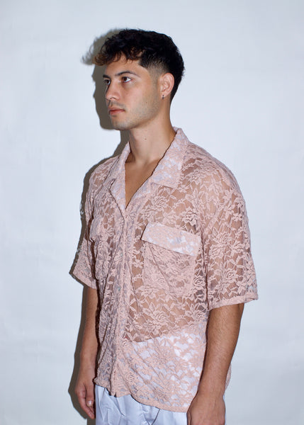 Old Rose Lace Shirt